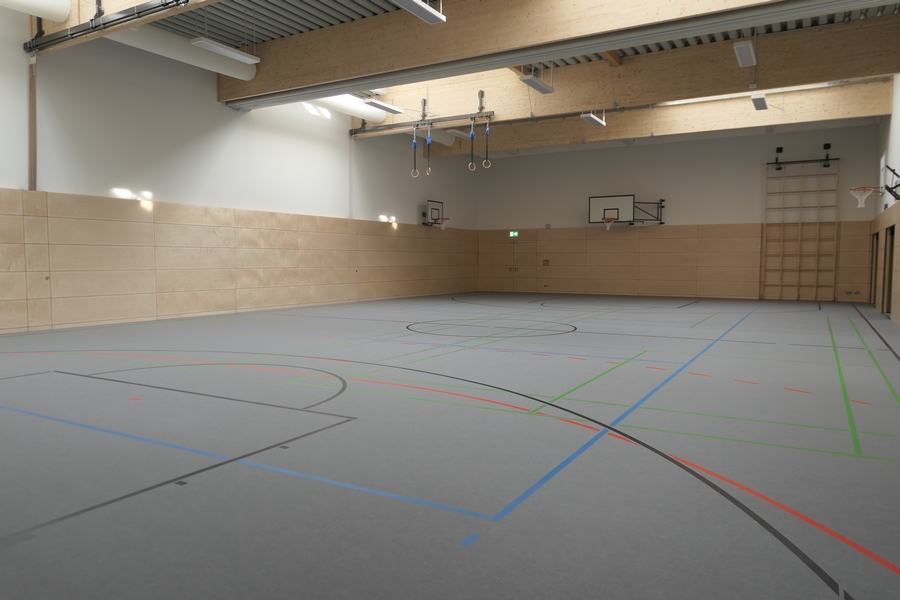 Read more about the article Unsere neue Turnhalle